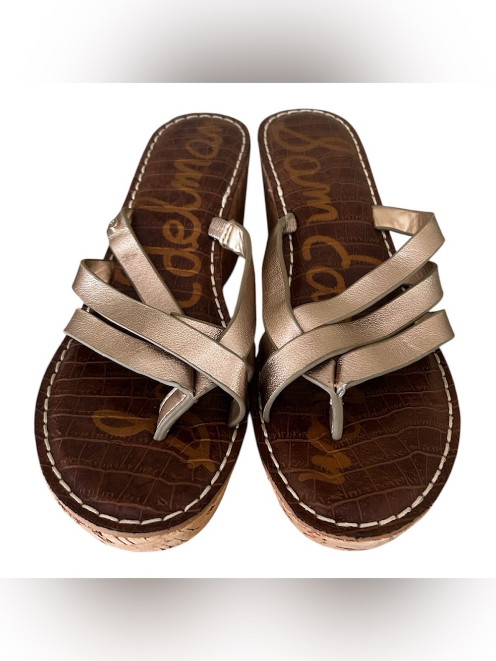 Sam Edelman Ronda platform wedge sandals. Size 9